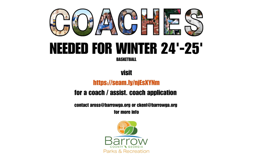 Coaches Needed